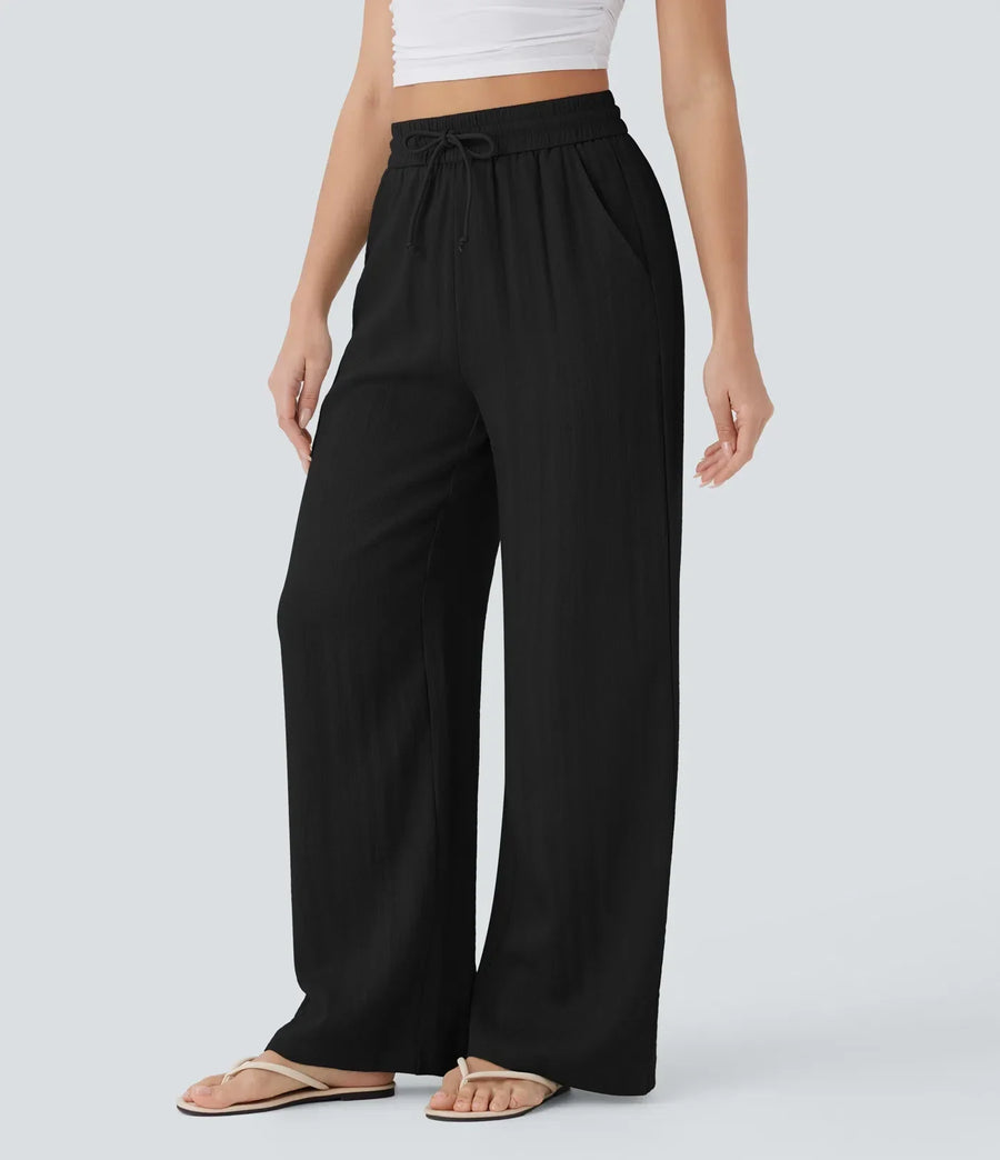 Sarah – Effortless Wide Leg Trousers