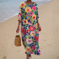 Aurélie | Vibrant Floral Maxi Dress