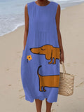 Sadie | Charming Dachshund Pattern Dress