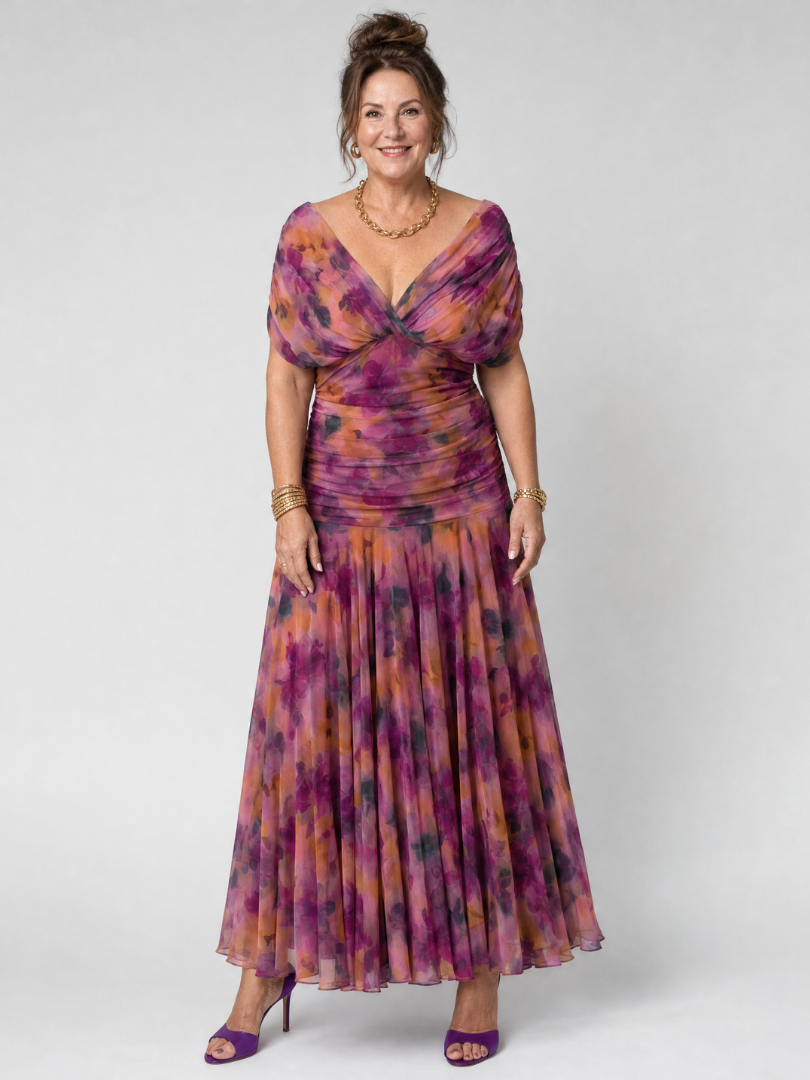 Calen | Off Shoulder Flow Maxi Dress
