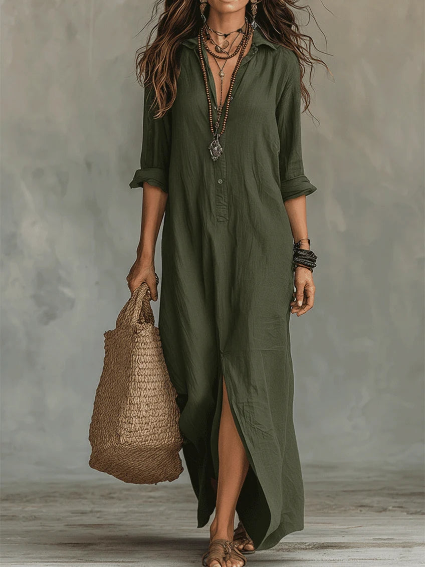 Nuala | Flattering Silhouette Maxi Dress