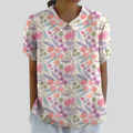 Aurélie | Graphic Floral Print Blouse