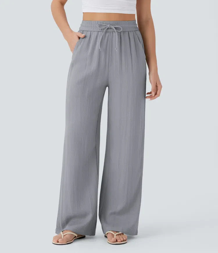 Sarah – Effortless Wide Leg Trousers