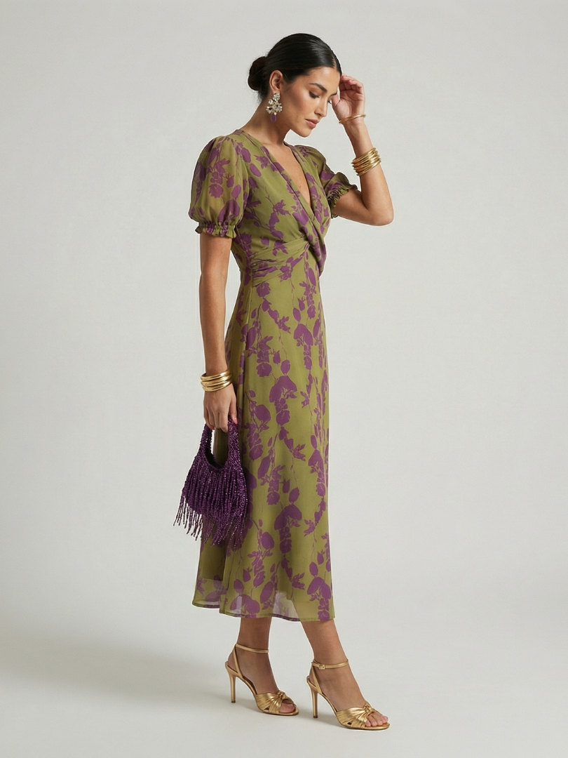 Ellis & Johnson™ | Relaxed Floral Midi Dress