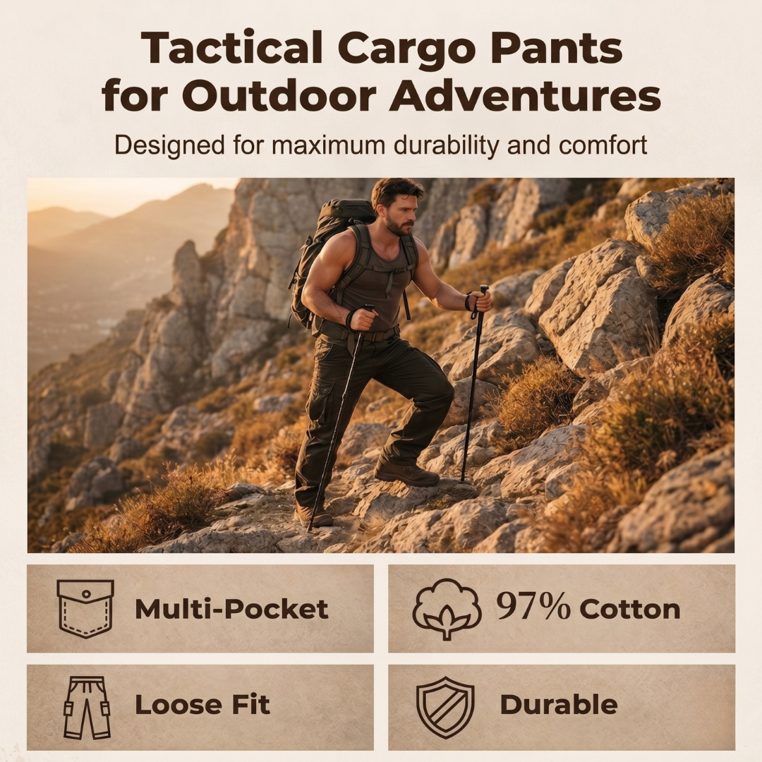 Kieran | Tactical Cargo Pants
