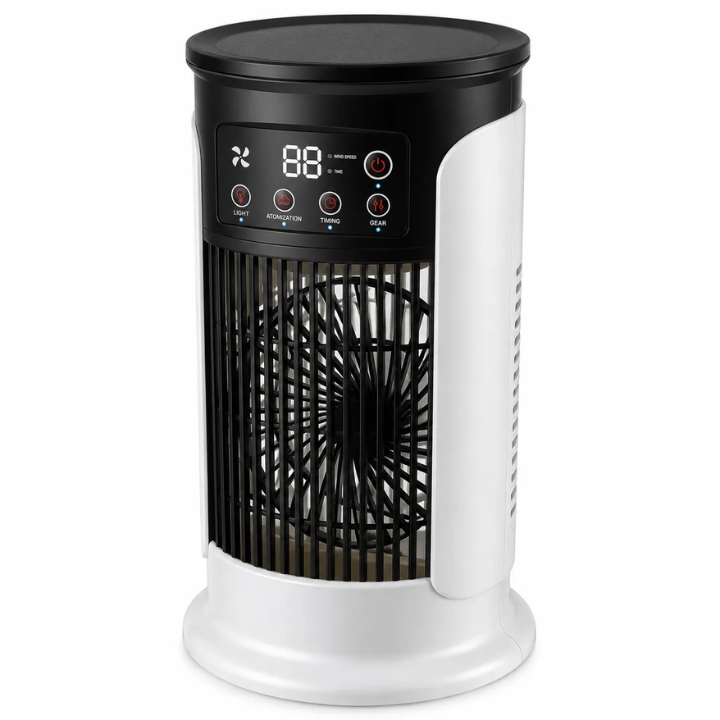 3-in-1 Portable Air Cooler with Misting and LED Lighting