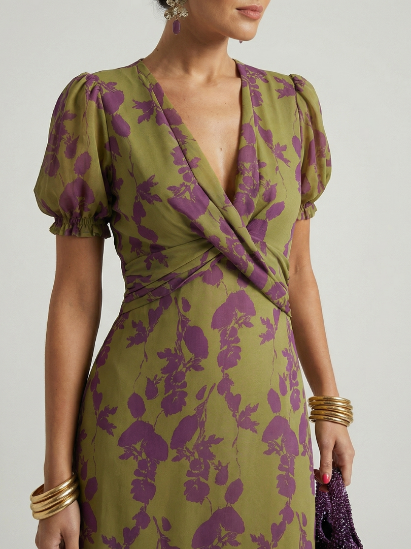 Ellis & Johnson™ | Relaxed Floral Midi Dress