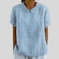 Adèle | Classic Check Blouse