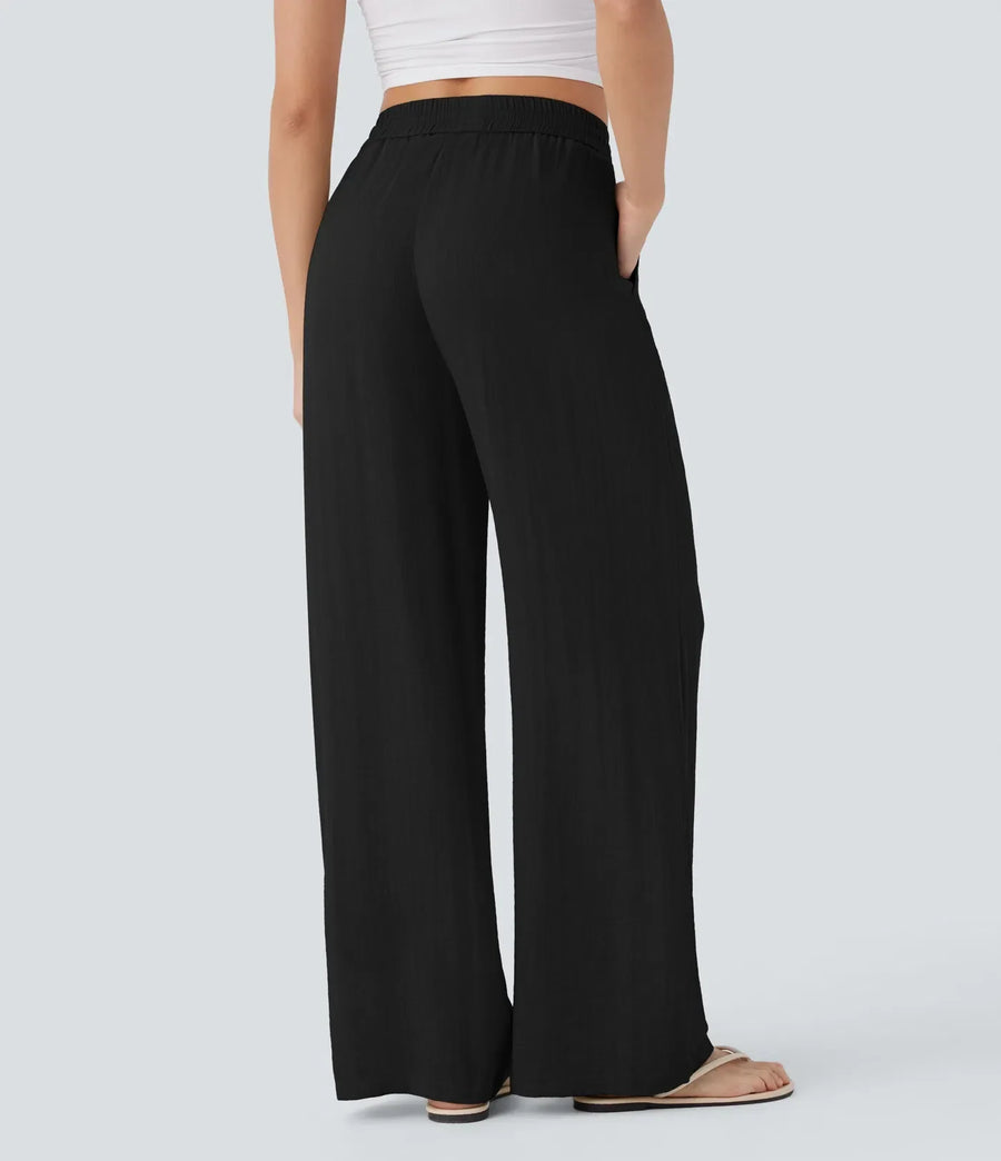 Sarah – Effortless Wide Leg Trousers