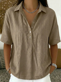 Marvelle London | Blouse with Collar and Button Detail