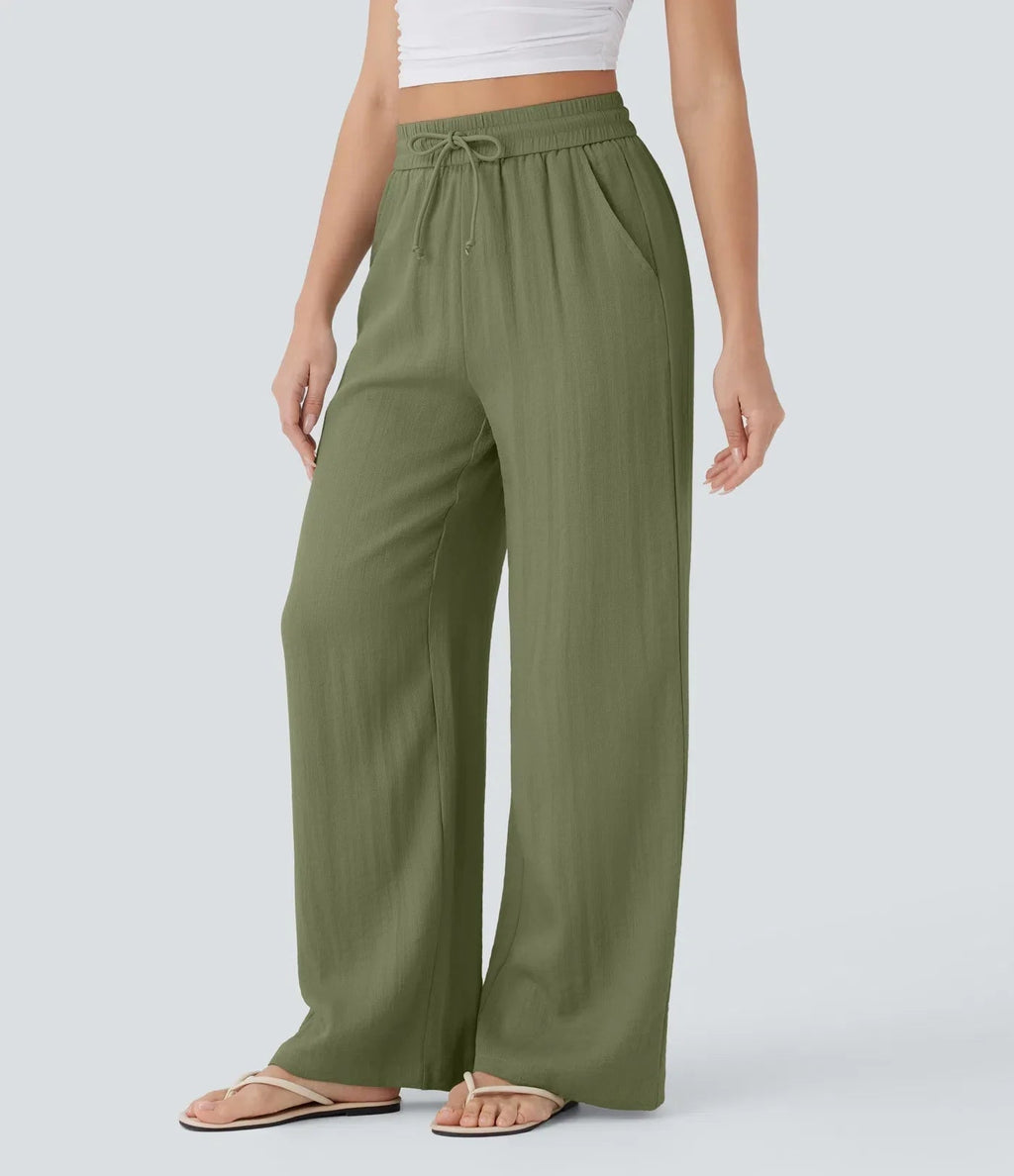 Sarah – Effortless Wide Leg Trousers