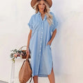 SAVANNAH | Shirt Dress With Pockets