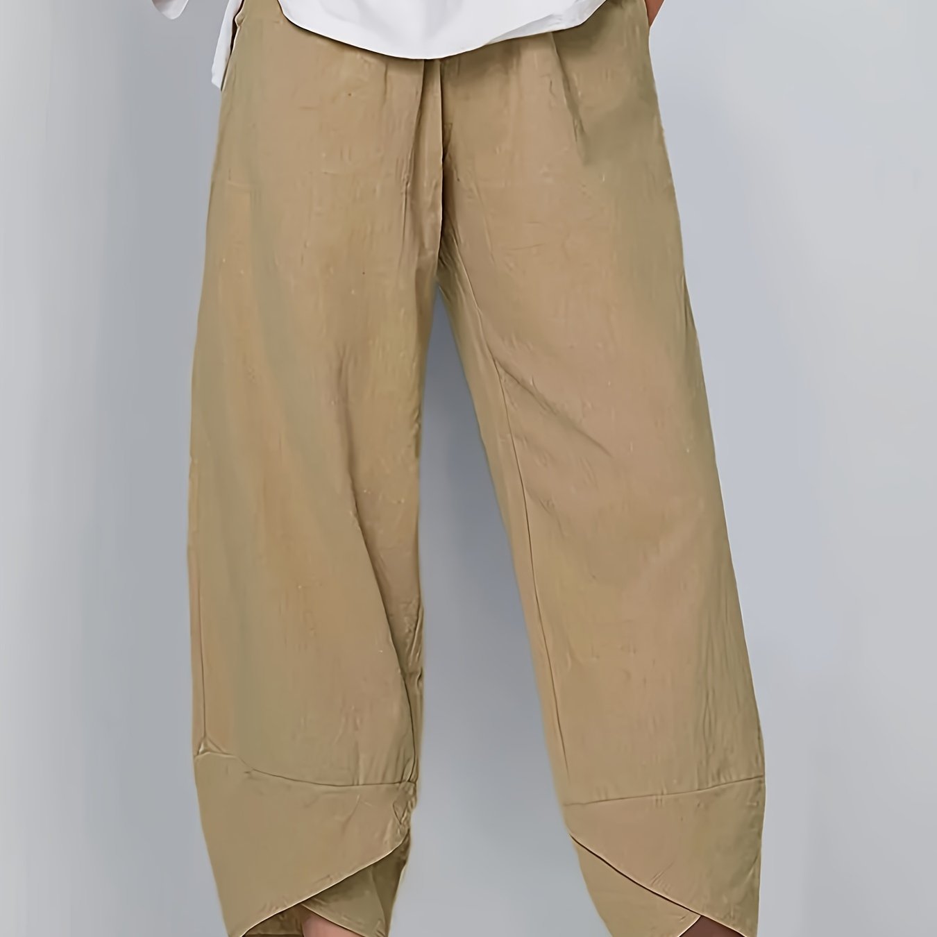 Glenda – Asymmetric Crop Trousers