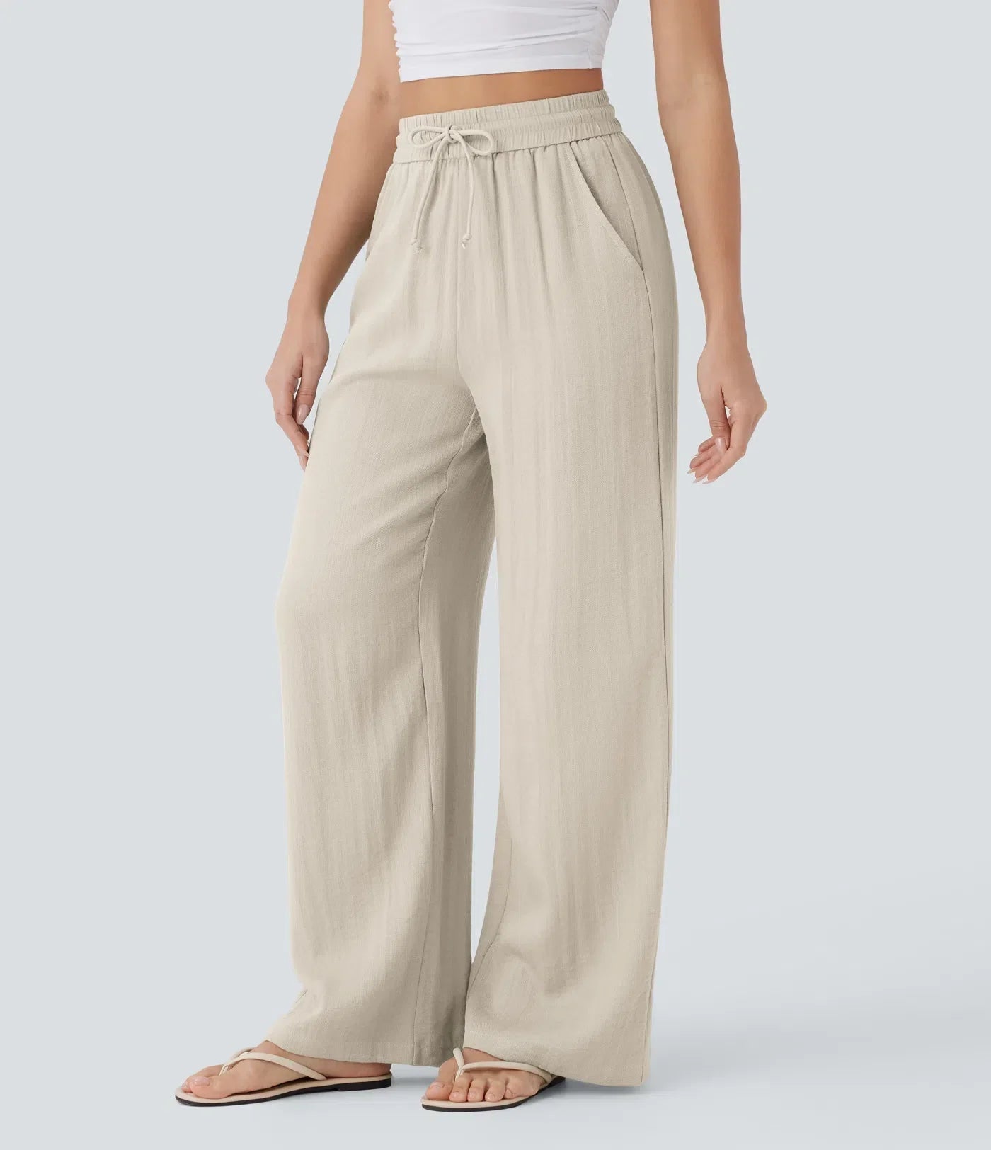 Sarah – Effortless Wide Leg Trousers