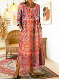 Gracie | Printed Midi Dress