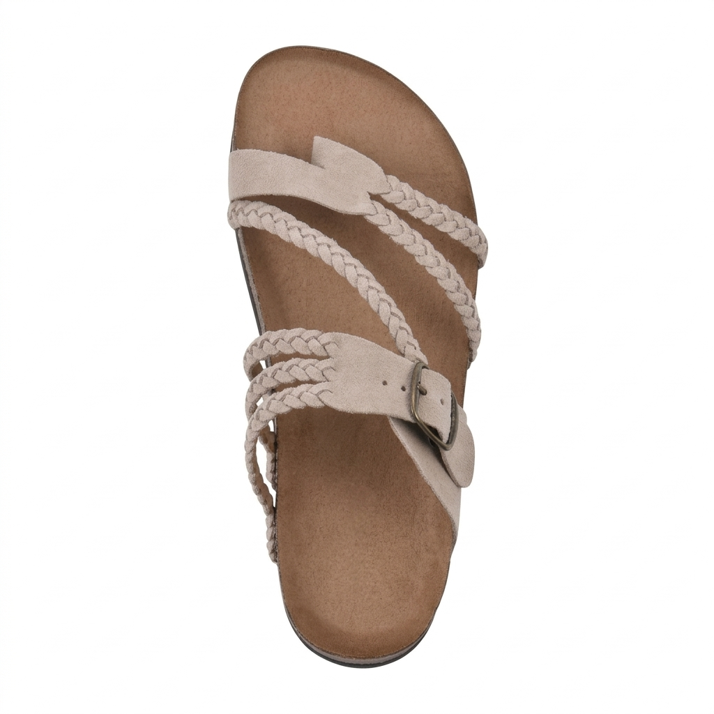 Dorothy | Braided Cork Sandals