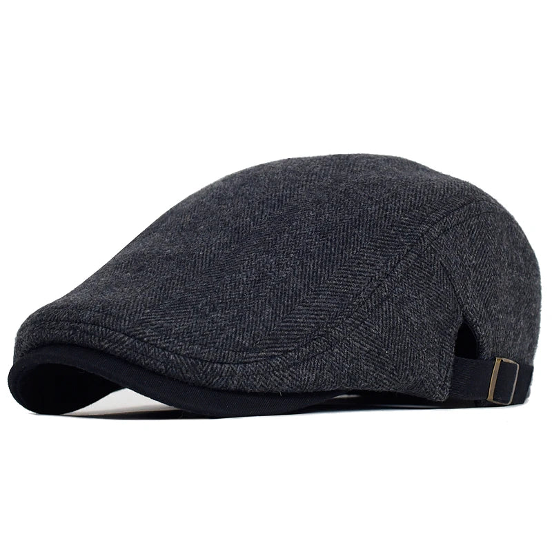 Bloom™ | Modern Men's Cap with Herringbone Pattern