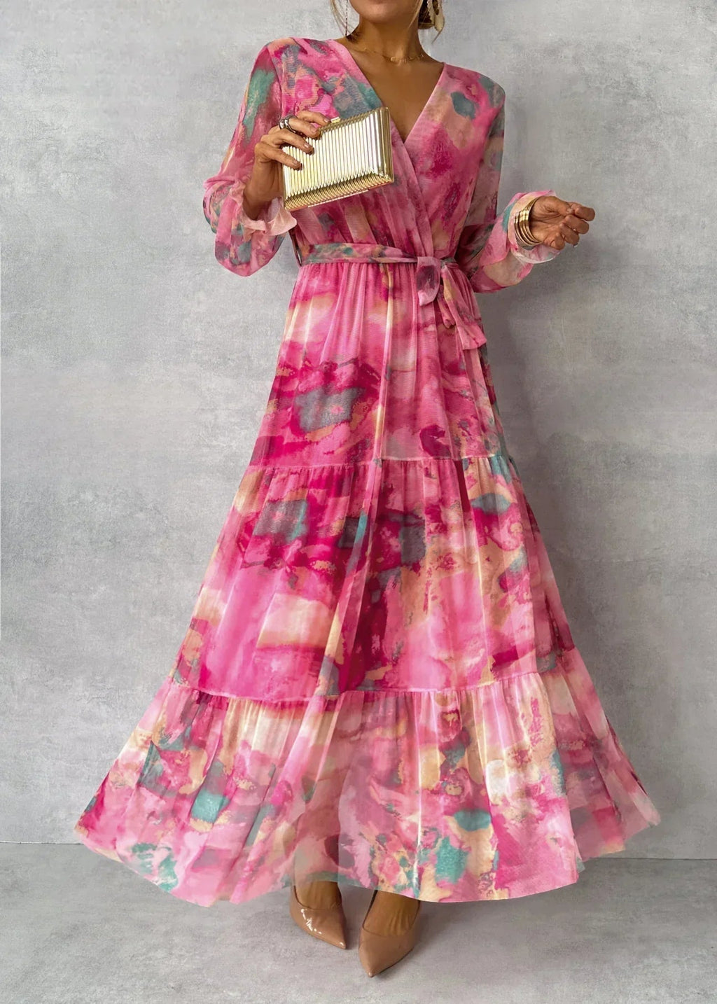 Ellis & Johnson™ | Wrap Dress with Floral Print