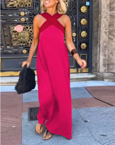 MICHELLE | DRESS WITH CROSSED CUT