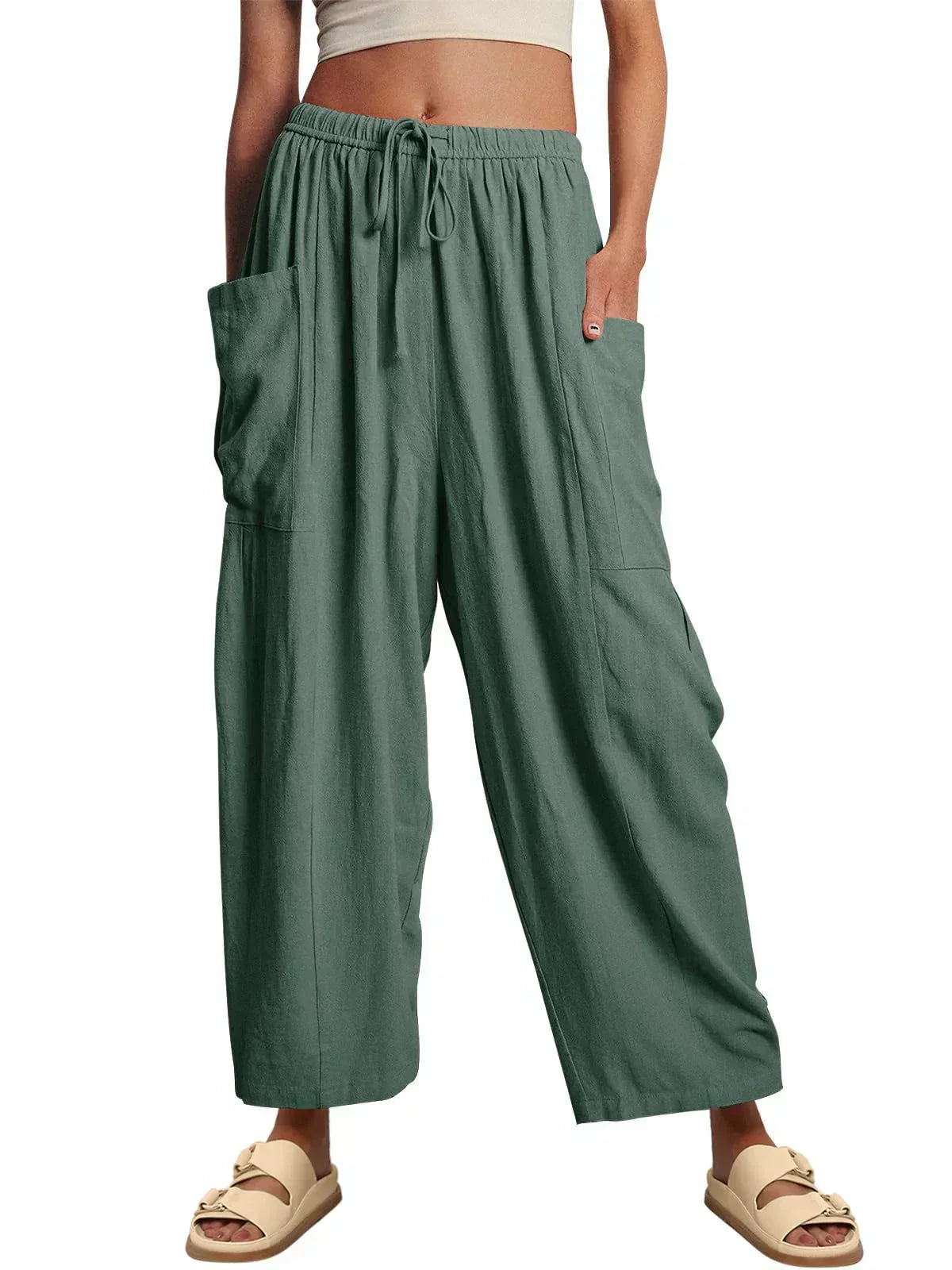 Barbara – Relaxed Wide Leg Trousers