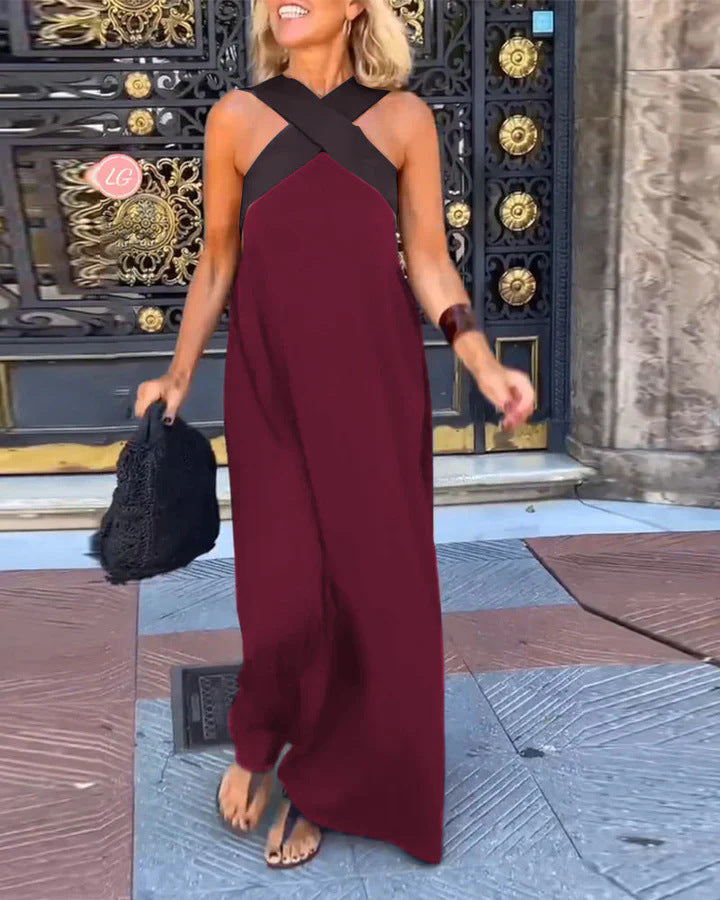 MICHELLE | DRESS WITH CROSSED CUT