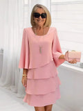 Élise – Elegant Flowing Dress with Ruffles
