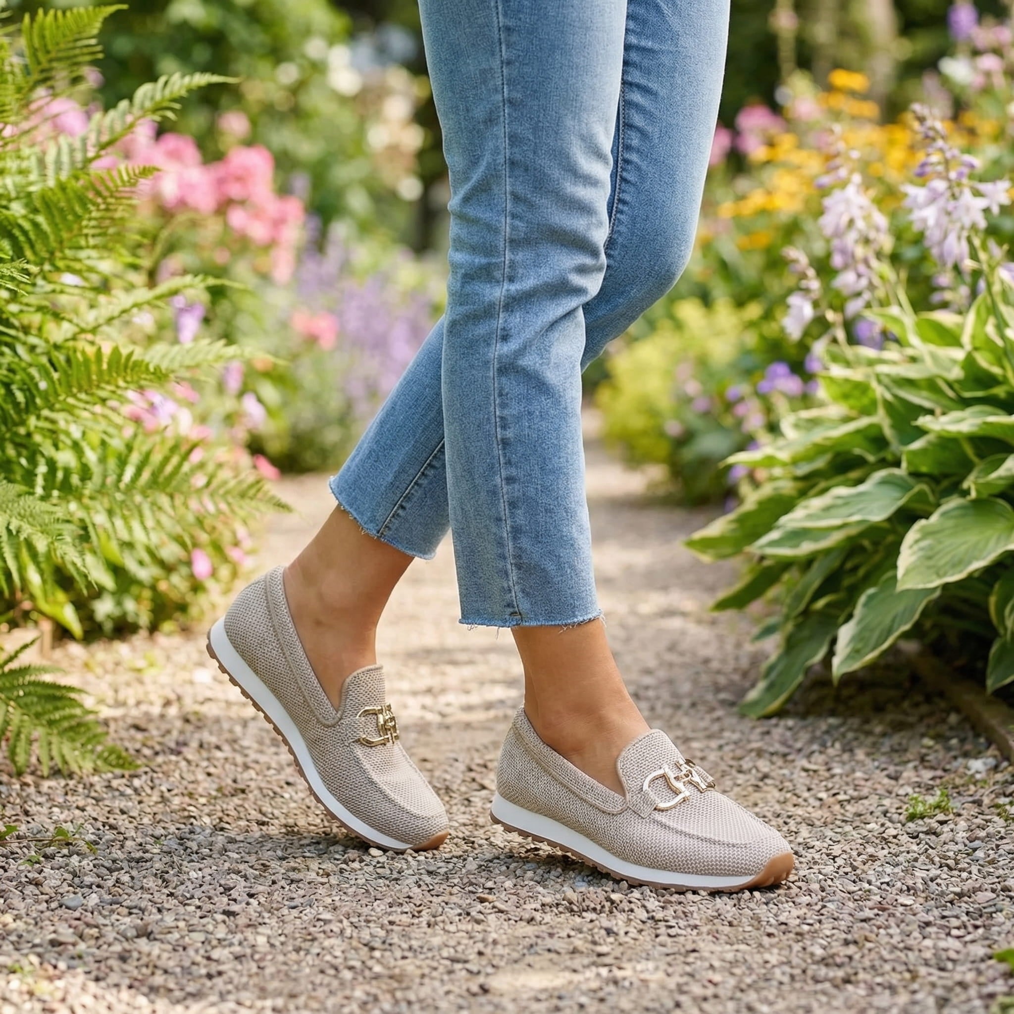 Maura | Orthopedic Moccasin-Style Trainers