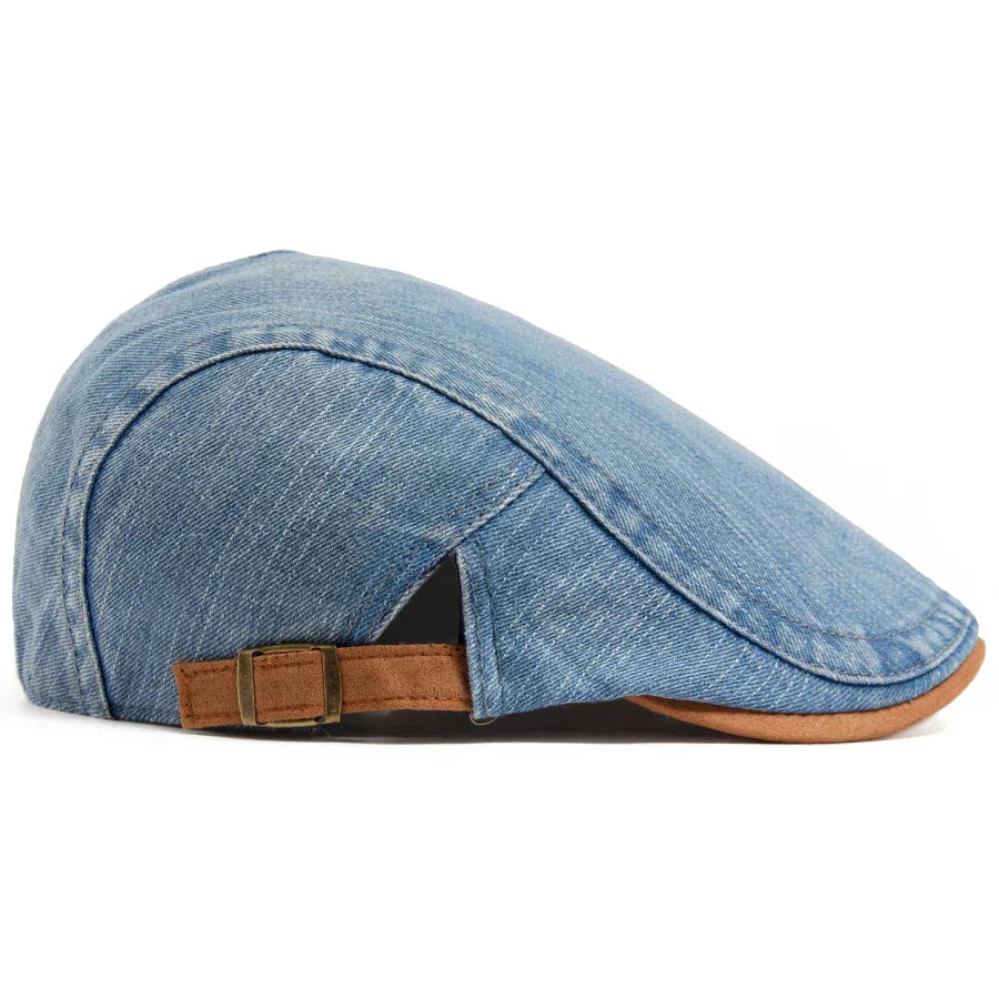 Alexander | Premium Denim Flat Cap – Timeless Style & Everyday Comfort