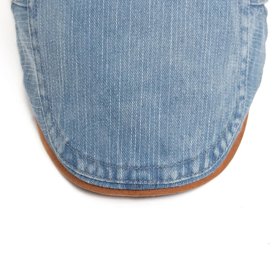 Alexander | Premium Denim Flat Cap – Timeless Style & Everyday Comfort