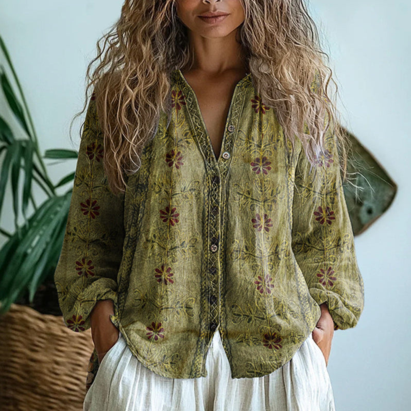 Wena | Classic Collared Blouse