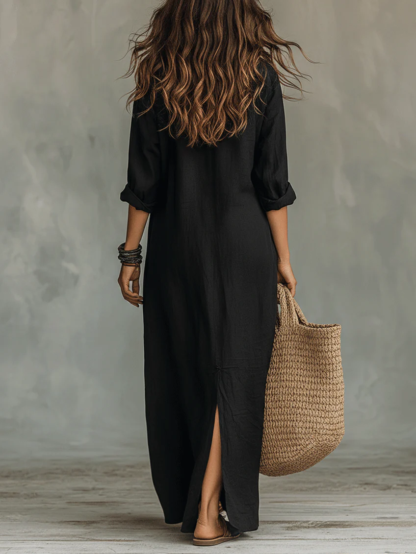 Nuala | Flattering Silhouette Maxi Dress