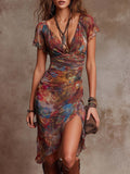 Stella | Boho Midi Dress