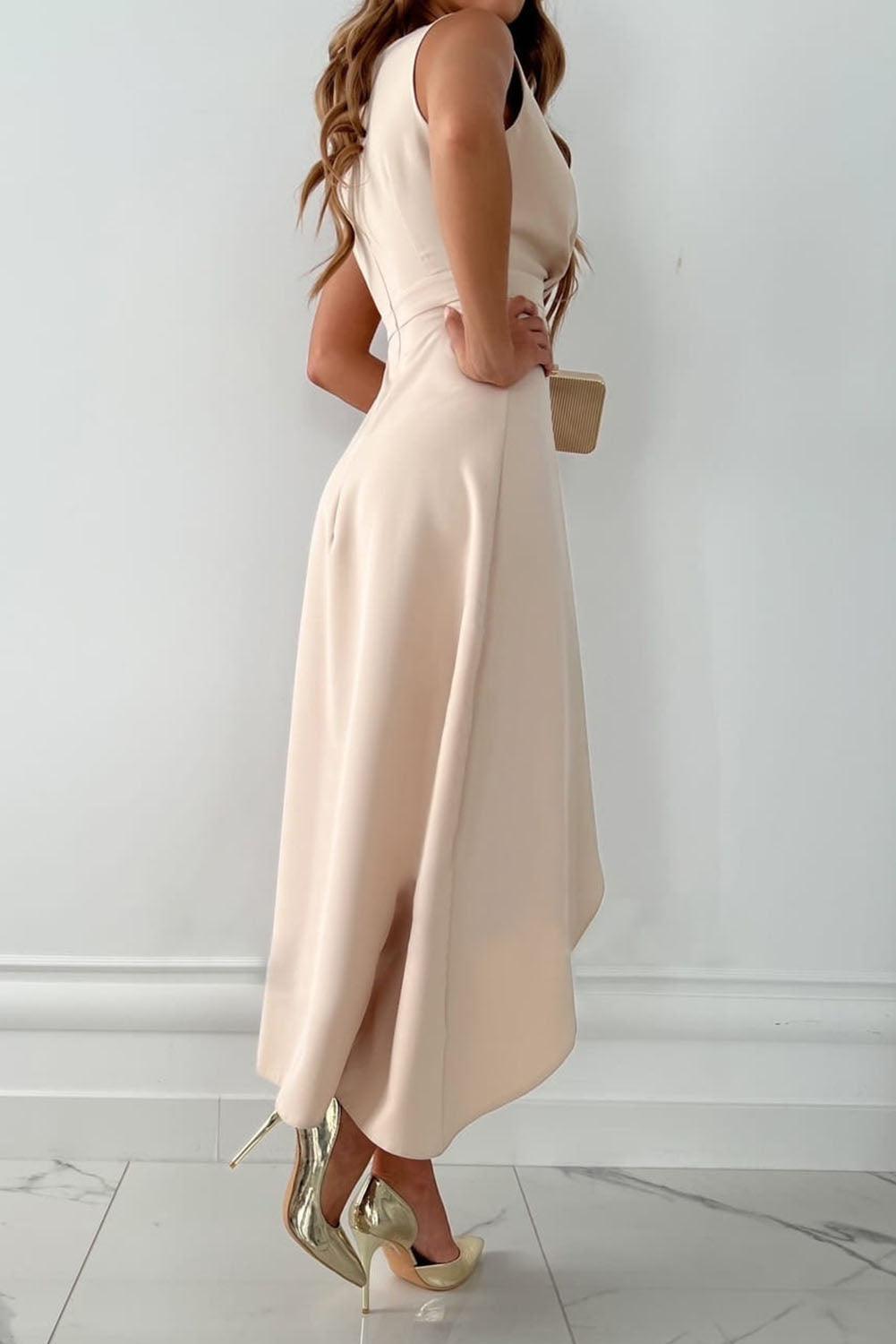 Ellis & Johnson™ | Midi Wrap Dress with V-Neck