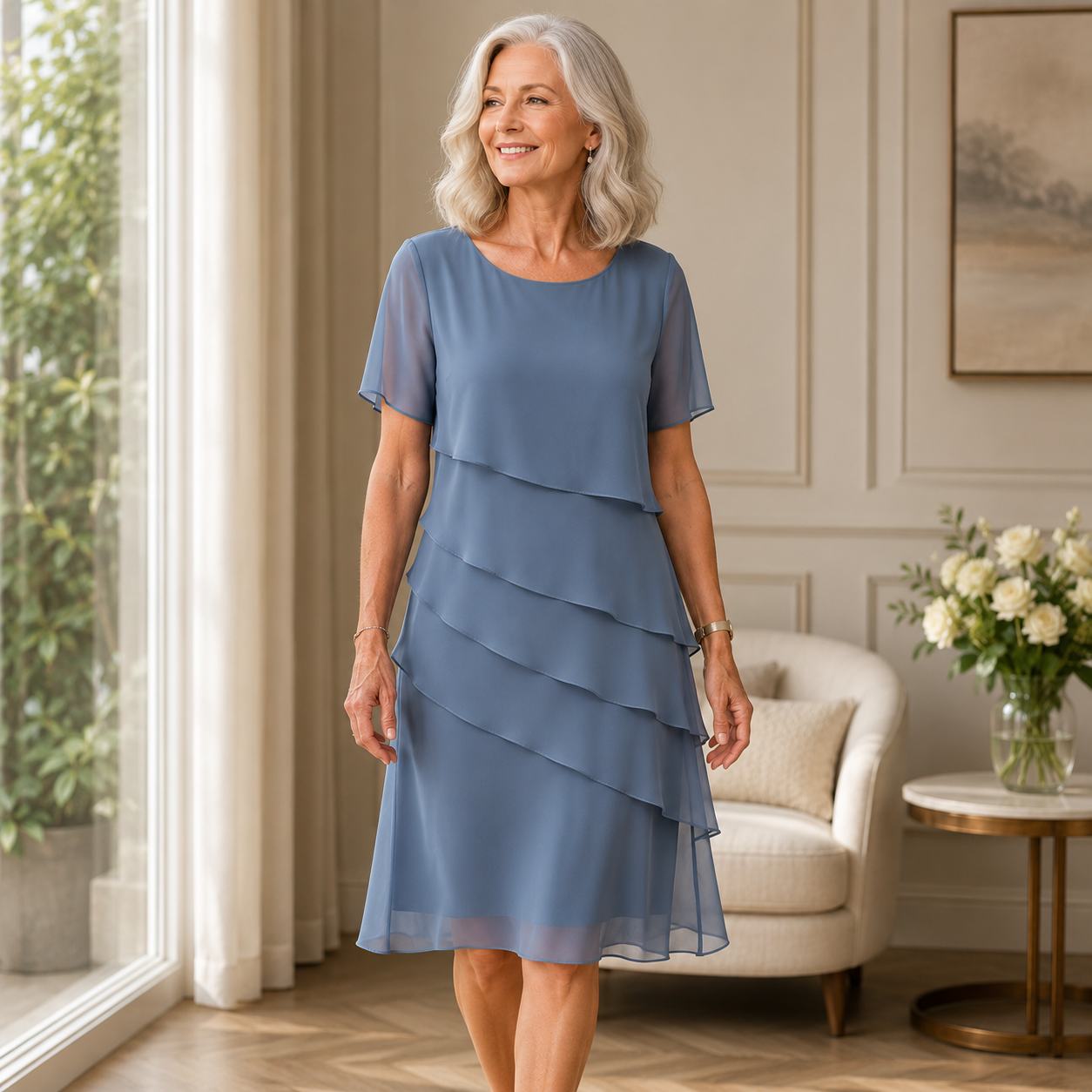 LINDA™ | ELEGANT LAYERED DRESS