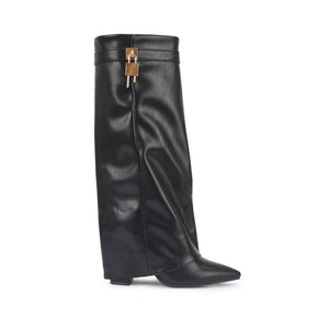 Black PU lock