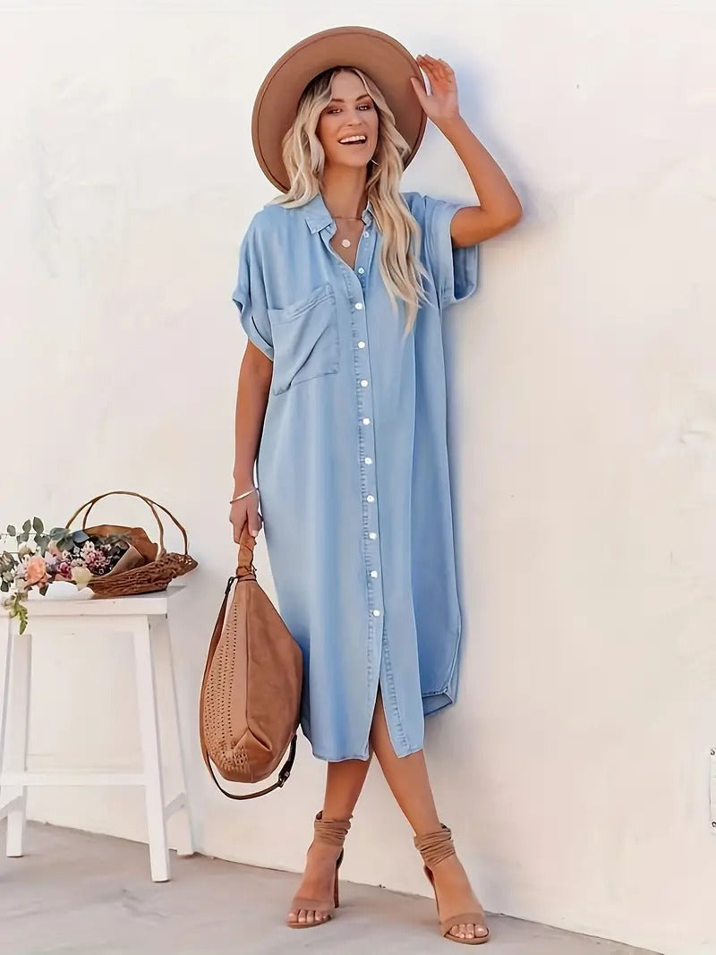 SAVANNAH | Shirt Dress With Pockets
