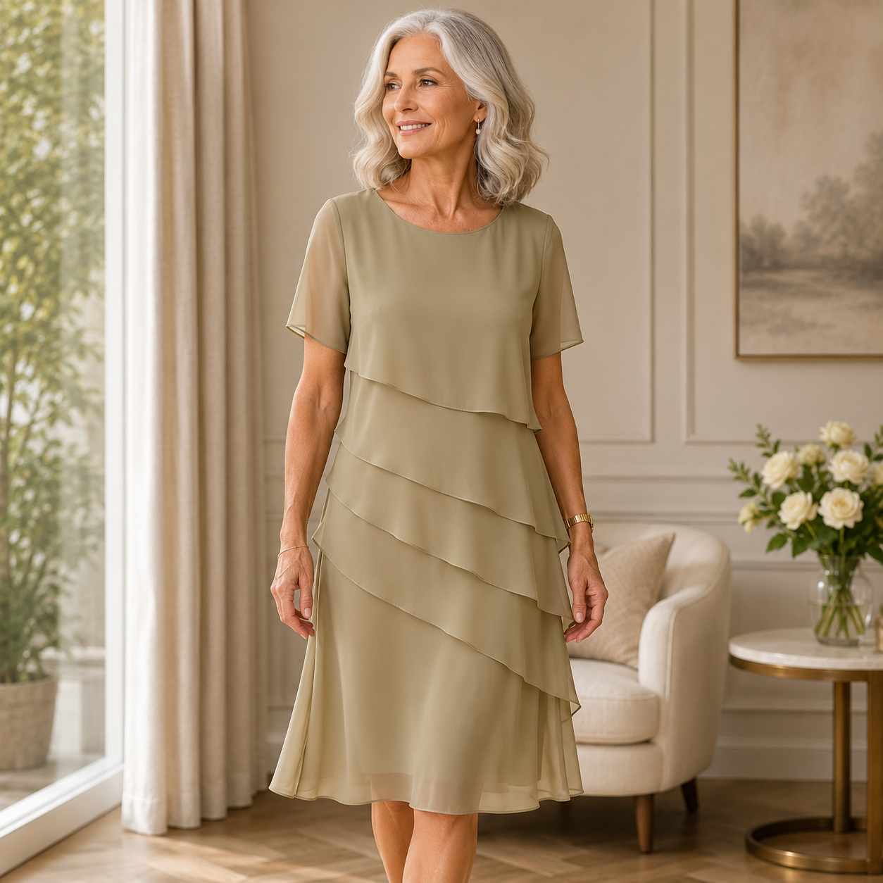 LINDA™ | ELEGANT LAYERED DRESS