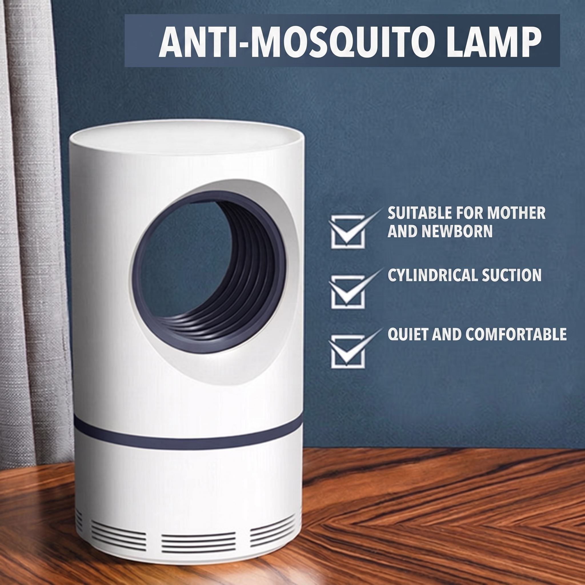 Low-Noise UV Insect Trap With Fan