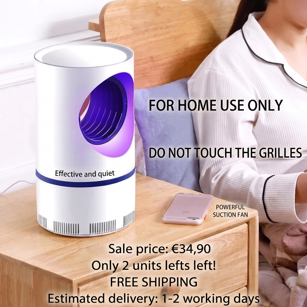 Low-Noise UV Insect Trap With Fan