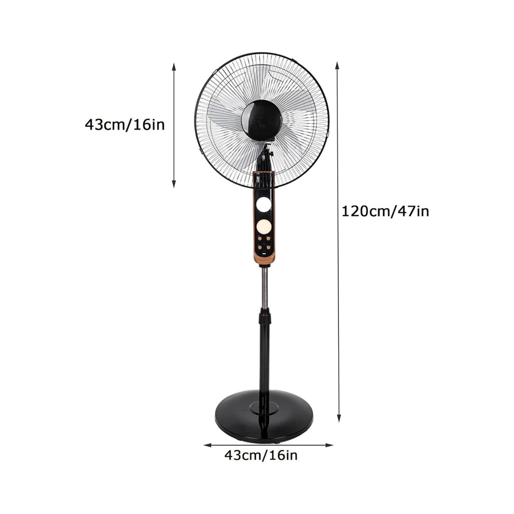Pedestal Fan With Remote Control And Oscillation