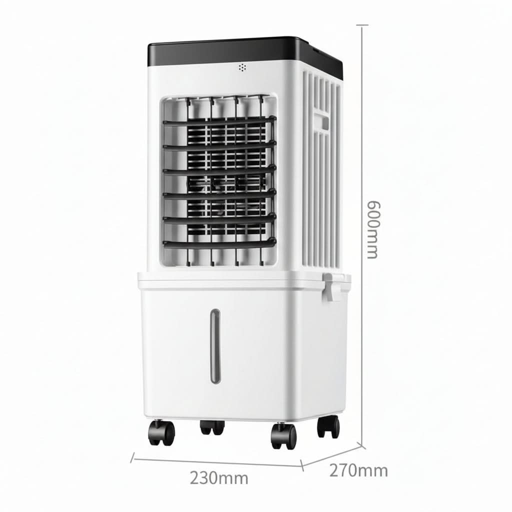 Portable 3-in-1 Air Cooler with Humidification Purification and Fan Function