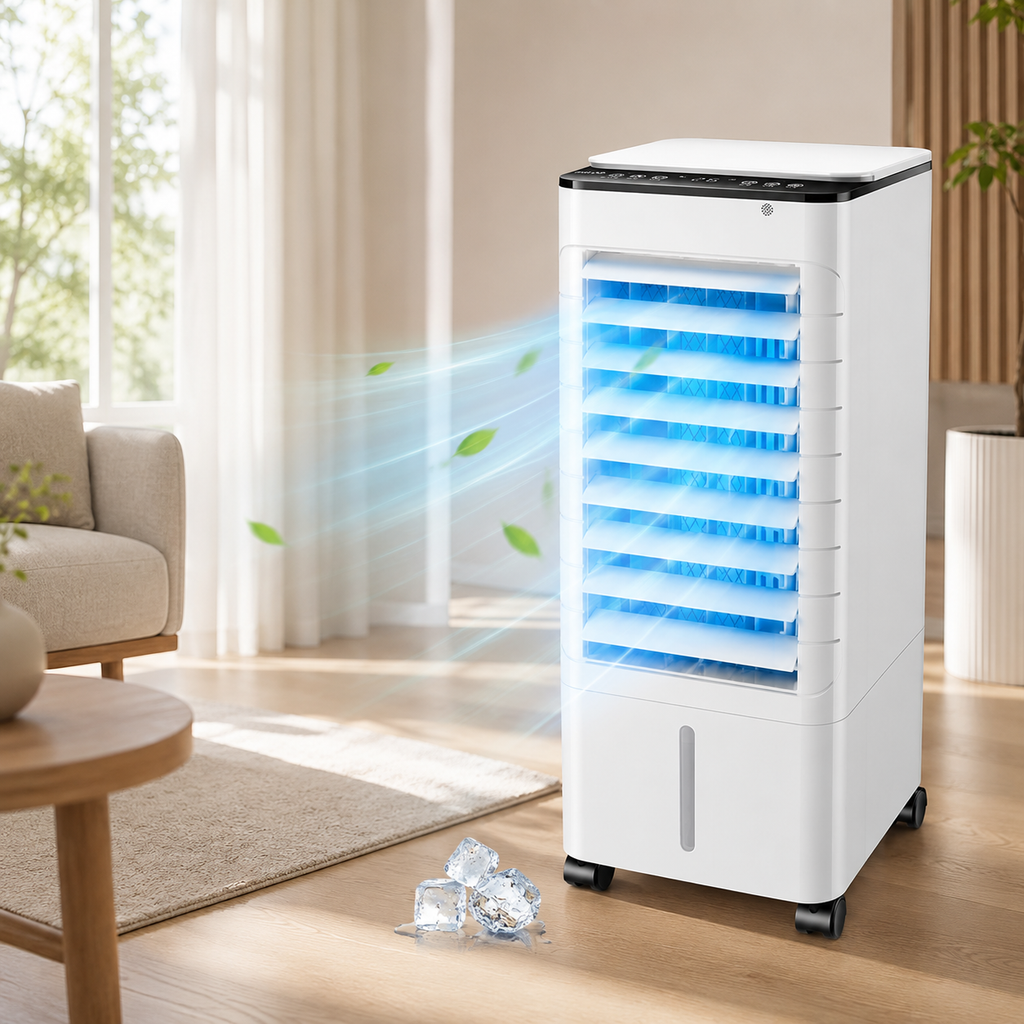 Portable 3-in-1 Air Cooler with Remote Control for Home and Office