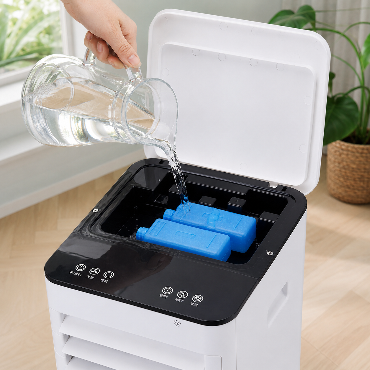 Portable 3-in-1 Air Cooler with Remote Control for Home and Office