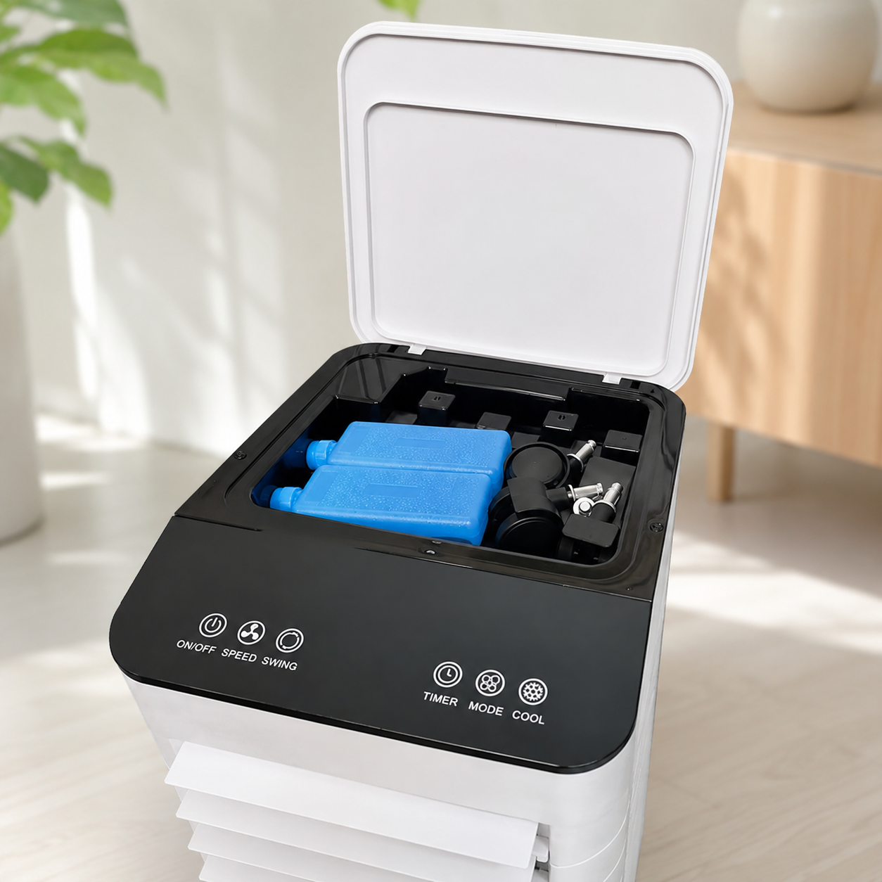 Portable 3-in-1 Air Cooler with Remote Control for Home and Office