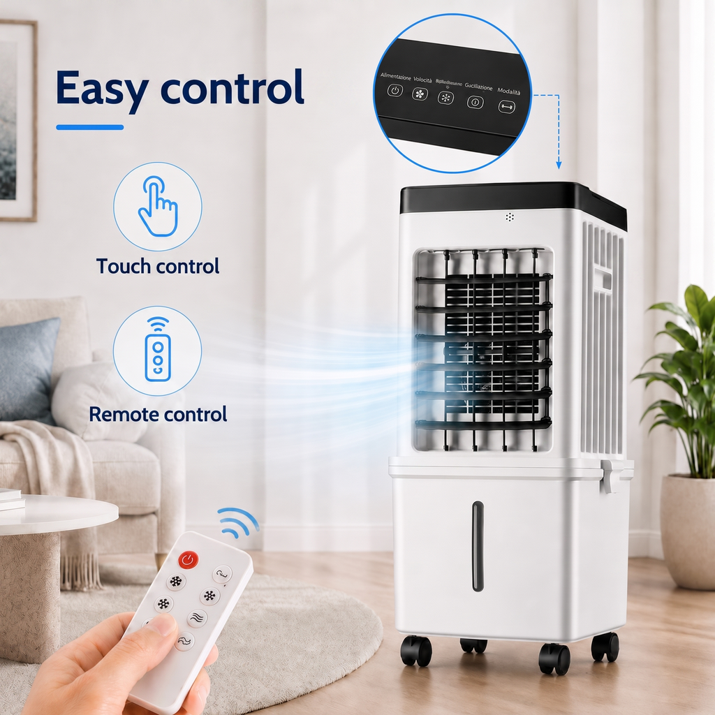 Portable Air Cooler with 10 Litre Tank