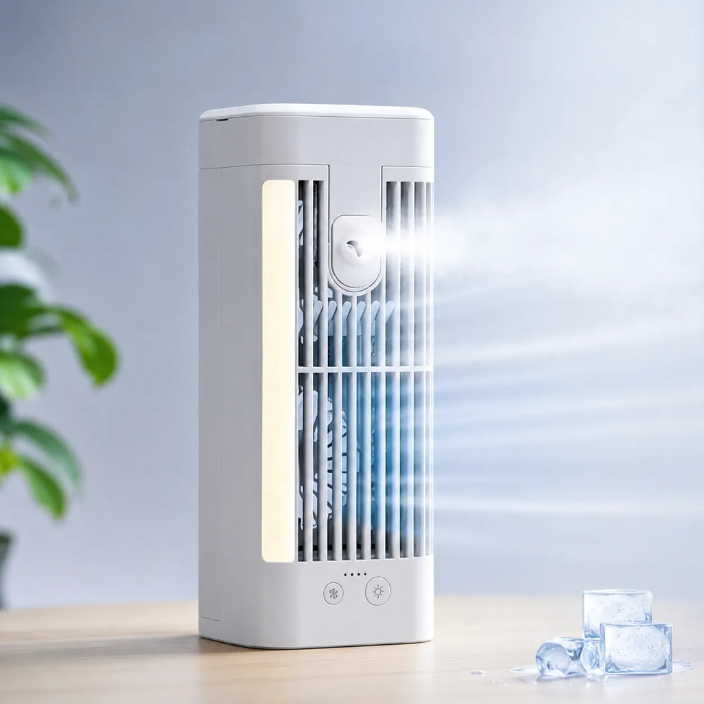 Portable Air Cooler with LED Night Light