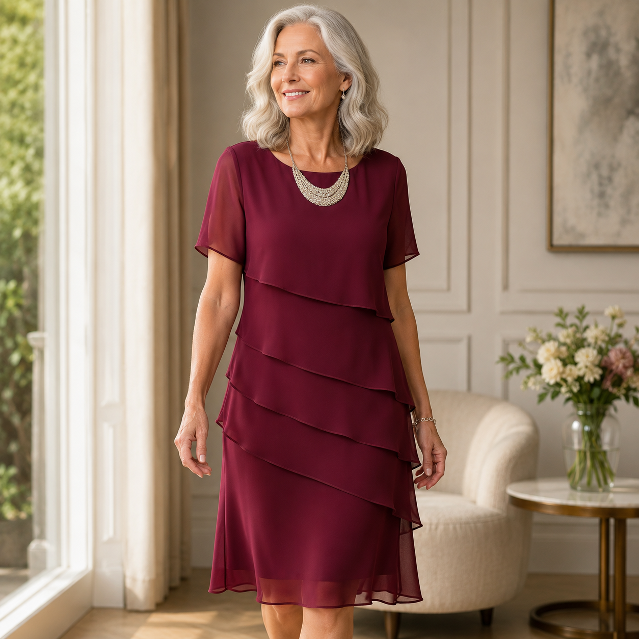 LINDA™ | ELEGANT LAYERED DRESS