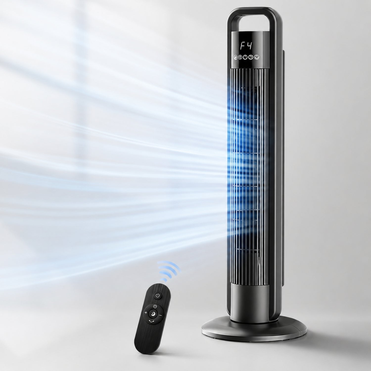Tower Fan with Remote Control and Oscillation